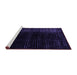 Sideview of Machine Washable Abstract Purple Modern Area Rugs, wshabs4398pur