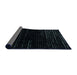 Sideview of Abstract Dark Slate Gray Green Modern Rug, abs4399