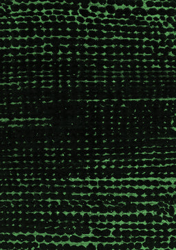 Abstract Emerald Green Modern Rug, abs4399emgrn