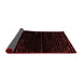 Abstract Red Modern Area Rugs