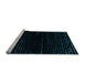 Sideview of Machine Washable Abstract Light Blue Modern Rug, wshabs4399lblu