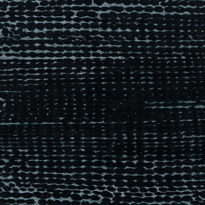 Square Machine Washable Abstract Dark Slate Gray Green Rug, wshabs4399