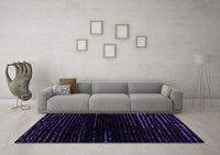 Machine Washable Abstract Purple Modern Rug, wshabs4399pur