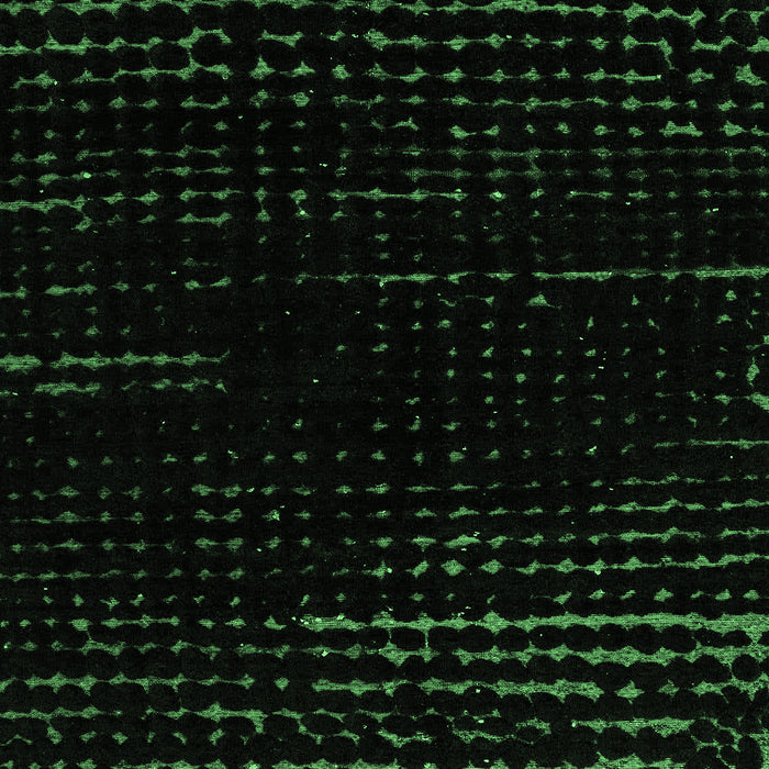 Machine Washable Abstract Emerald Green Modern Area Rugs, wshabs4399emgrn
