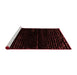 Modern Red Washable Rugs