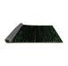 Sideview of Abstract Emerald Green Modern Rug, abs4399emgrn