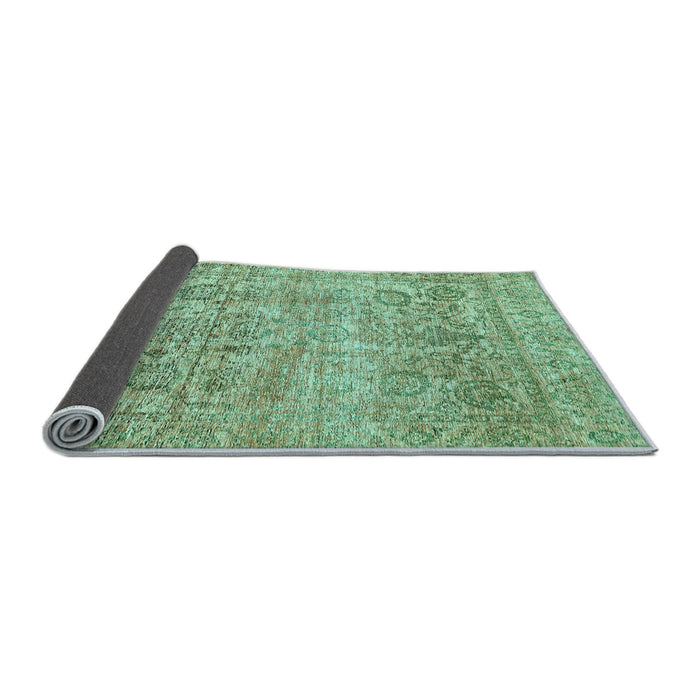 Sideview of Oriental Light Blue Traditional Rug, abs439lblu