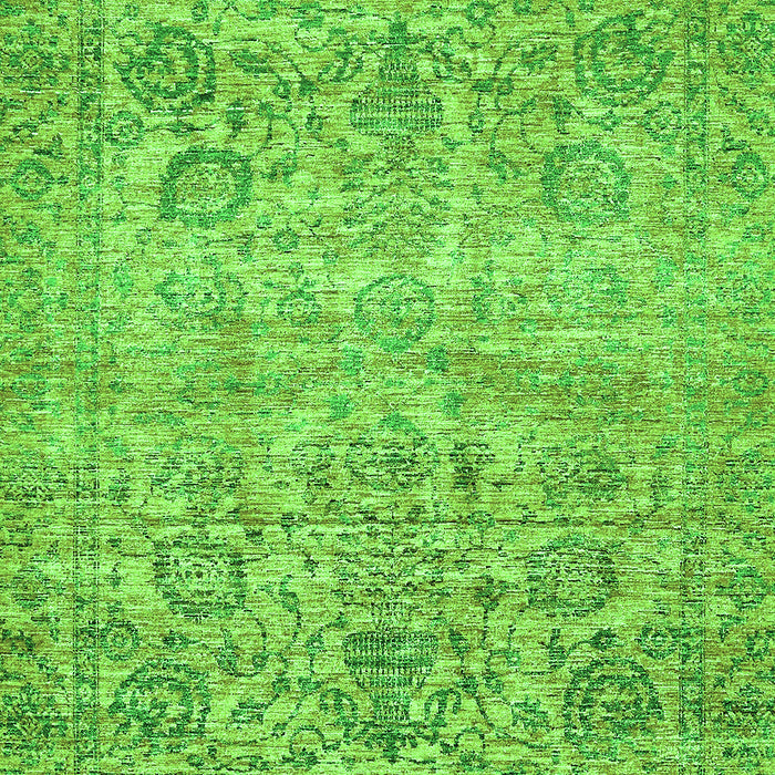 Oriental Green Traditional Rug, abs439grn