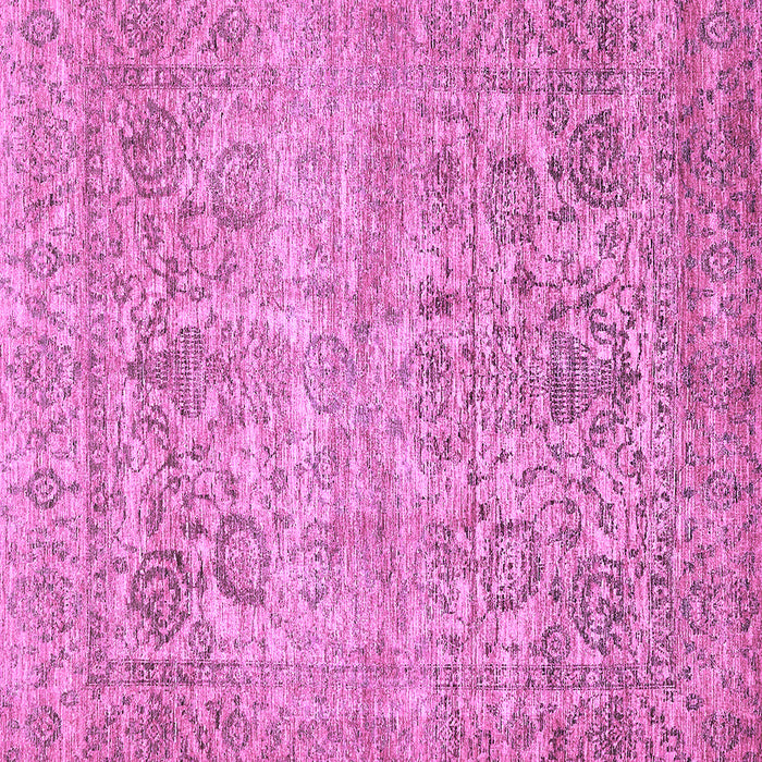 Square Oriental Purple Traditional Rug, abs439pur
