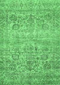 Oriental Emerald Green Traditional Rug, abs439emgrn