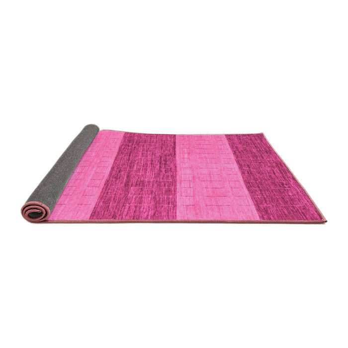 Sideview of Abstract Pink Modern Rug, abs43pnk