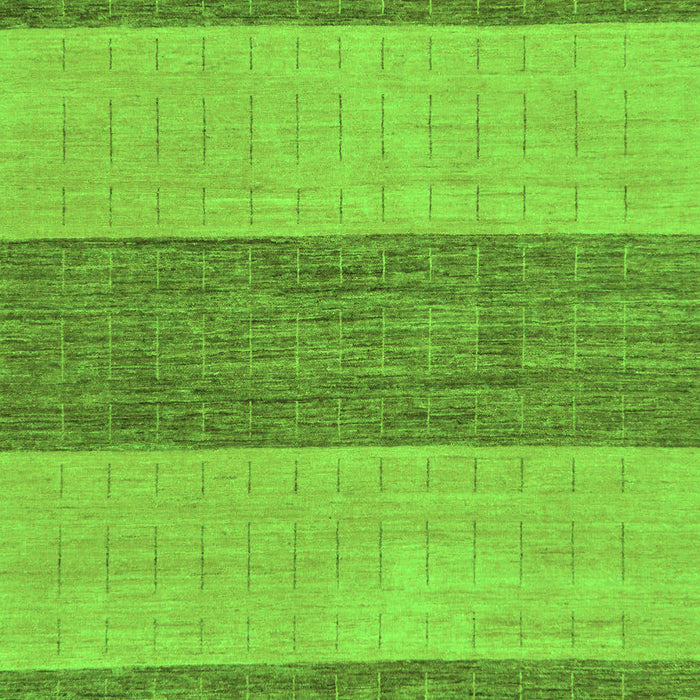 Machine Washable Abstract Green Modern Area Rugs, wshabs43grn