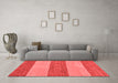 Modern Red Washable Rugs