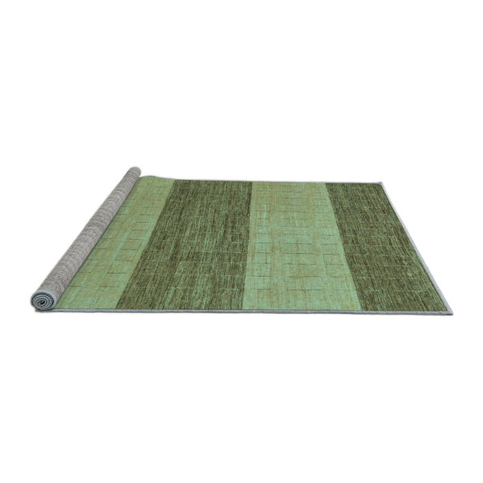 Sideview of Machine Washable Abstract Light Blue Modern Rug, wshabs43lblu