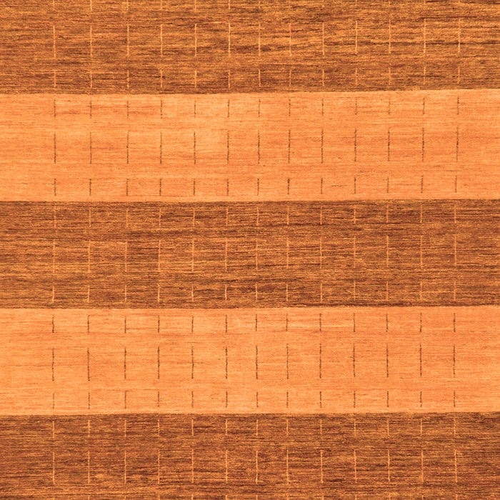 Square Machine Washable Abstract Orange Modern Area Rugs, wshabs43org
