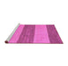 Sideview of Machine Washable Abstract Purple Modern Area Rugs, wshabs43pur