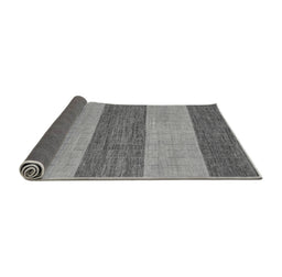 Sideview of Abstract Gray Modern Rug, abs43gry