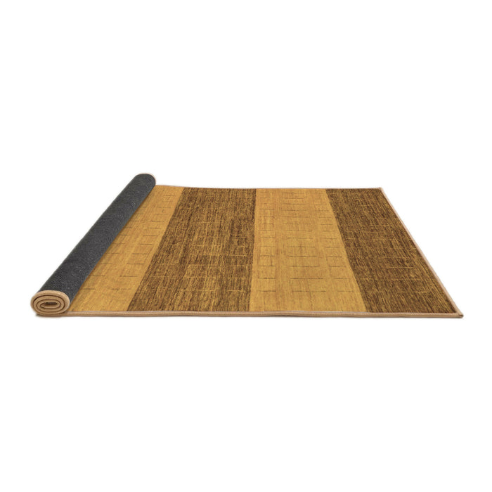 Sideview of Abstract Brown Modern Rug, abs43brn