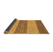 Sideview of Abstract Brown Modern Rug, abs43brn