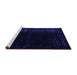 Sideview of Machine Washable Abstract Purple Modern Area Rugs, wshabs4400pur