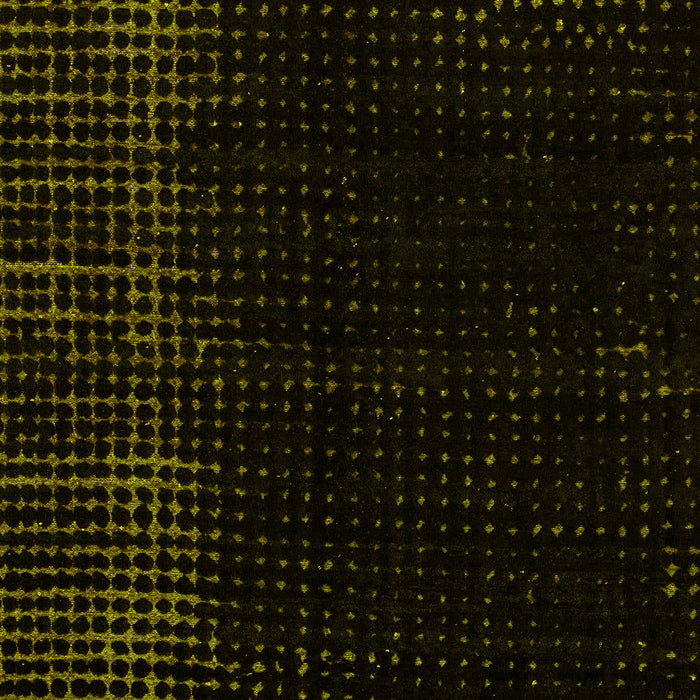 Machine Washable Abstract Yellow Modern Rug, wshabs4400yw