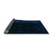 Sideview of Abstract Light Blue Modern Rug, abs4400lblu