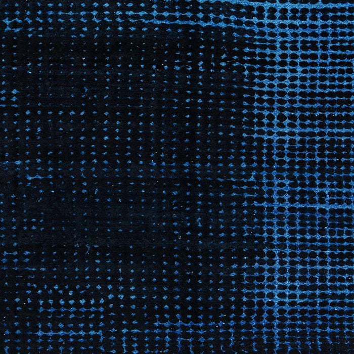 Square Machine Washable Abstract Black Rug, wshabs4400