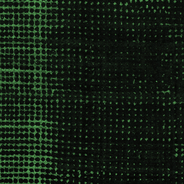 Machine Washable Abstract Emerald Green Modern Area Rugs, wshabs4400emgrn