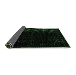 Sideview of Abstract Emerald Green Modern Rug, abs4400emgrn