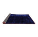 Sideview of Abstract Purple Modern Rug, abs4400pur