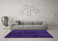 Machine Washable Abstract Purple Modern Rug, wshabs4401pur