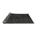 Sideview of Abstract Gray Modern Rug, abs4401gry