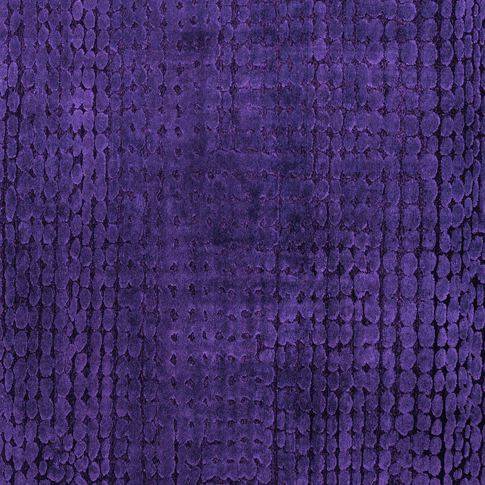 Square Machine Washable Abstract Purple Modern Area Rugs, wshabs4401pur