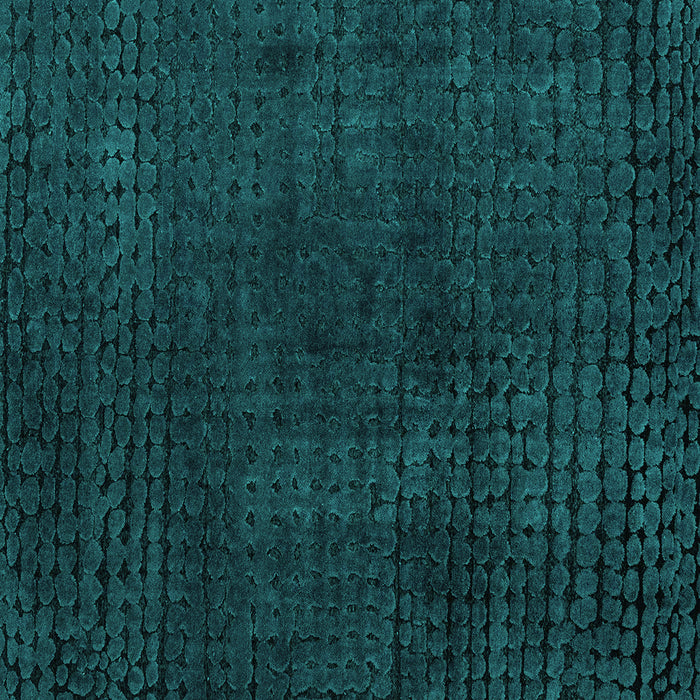 Square Machine Washable Abstract Turquoise Modern Area Rugs, wshabs4401turq