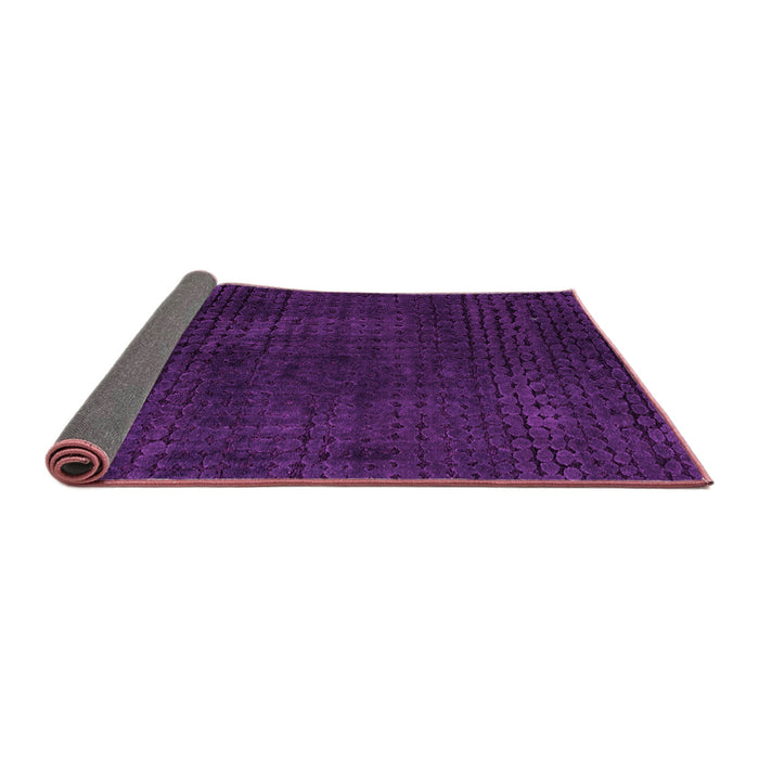 Sideview of Abstract Pink Modern Rug, abs4401pnk