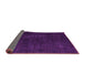 Sideview of Abstract Pink Modern Rug, abs4401pnk