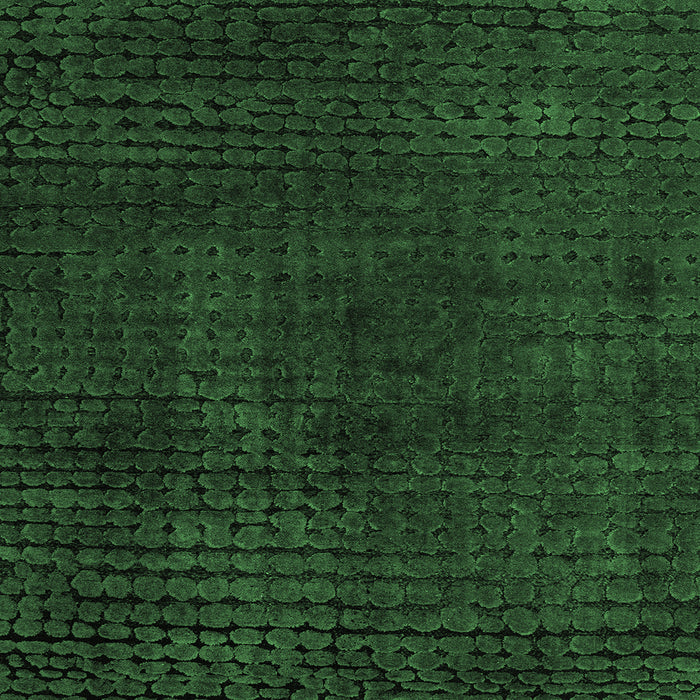 Square Machine Washable Abstract Emerald Green Modern Area Rugs, wshabs4401emgrn