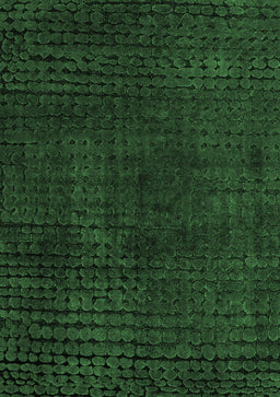 Abstract Emerald Green Modern Rug, abs4401emgrn