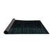 Sideview of Abstract Black Modern Rug, abs4402