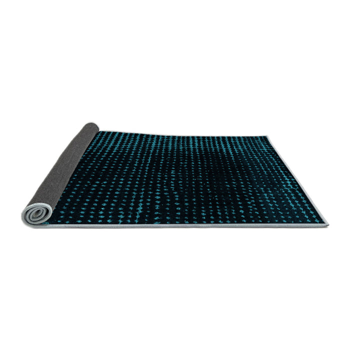 Sideview of Abstract Light Blue Modern Rug, abs4402lblu