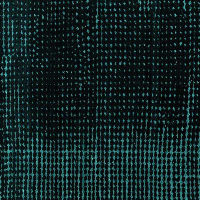 Square Abstract Turquoise Modern Rug, abs4402turq