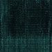 Square Abstract Turquoise Modern Rug, abs4402turq