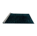 Sideview of Machine Washable Abstract Light Blue Modern Rug, wshabs4402lblu