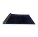 Sideview of Abstract Blue Modern Rug, abs4402blu