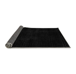 Sideview of Abstract Gray Modern Rug, abs4403gry