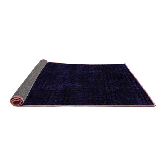 Sideview of Abstract Purple Modern Rug, abs4403pur