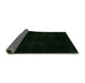 Sideview of Abstract Green Modern Rug, abs4403grn