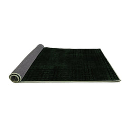 Sideview of Abstract Emerald Green Modern Rug, abs4403emgrn