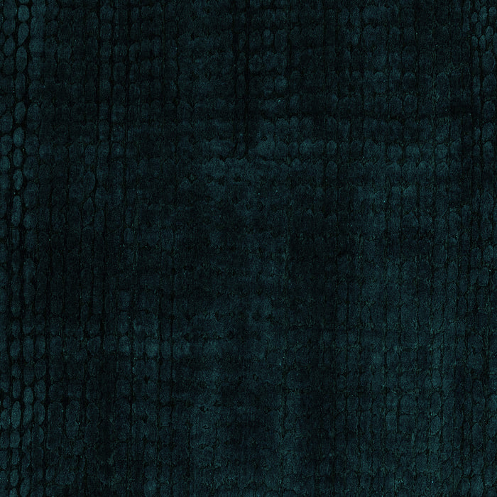 Square Abstract Turquoise Modern Rug, abs4403turq