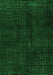 Machine Washable Abstract Green Modern Area Rugs, wshabs4404grn